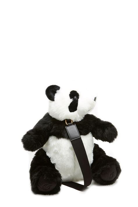 dolce gabbana panda|Dolce & Gabbana Panda Bear Sling Bag in Black .